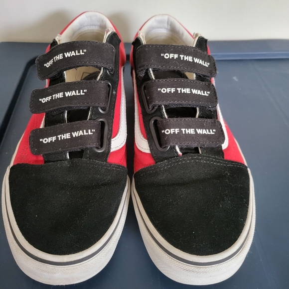 Vans Shoes Rare Vans Old Skool V Logo Pop Skate Shoes Poshmark